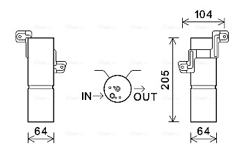 Uscator,aer conditionat MSD597 AVA QUALITY COOLING