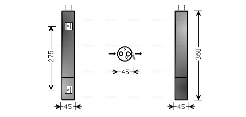 Uscator,aer conditionat MSD665 AVA QUALITY COOLING