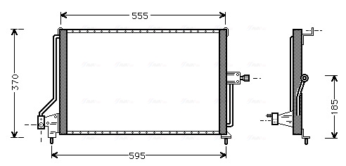 Condensator, climatizare OL5209 AVA QUALITY COOLING