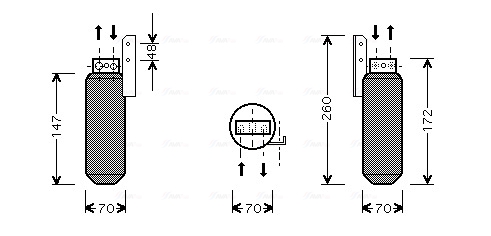 Uscator,aer conditionat OLD164 AVA QUALITY COOLING