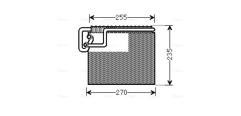 Evaporator, aer conditionat OLV481 AVA QUALITY COOLING