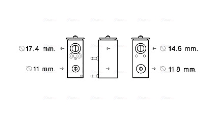 Supapa expansiune, clima PE1376 AVA QUALITY COOLING