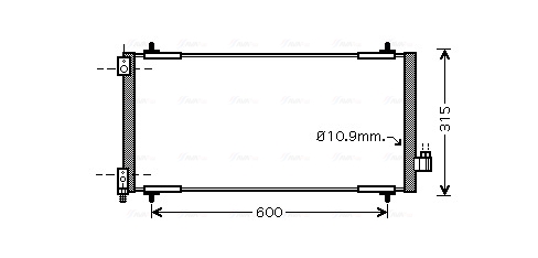 Condensator, climatizare PEA5301 AVA QUALITY COOLING