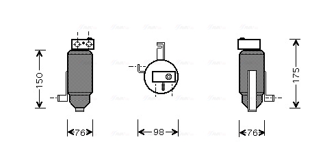Uscator,aer conditionat PED059 AVA QUALITY COOLING