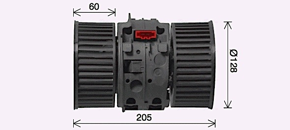 Ventilator, habitaclu RT8654 AVA QUALITY COOLING