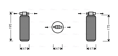 Uscator,aer conditionat RTD015 AVA QUALITY COOLING