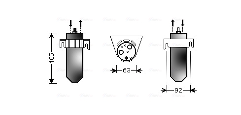 Uscator,aer conditionat RTD378 AVA QUALITY COOLING