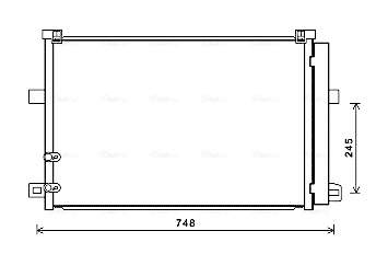 Condensator, climatizare VN5369D AVA QUALITY COOLING