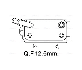 Radiator racire ulei, cutie de viteze automata VO3170 AVA QUALITY COOLING