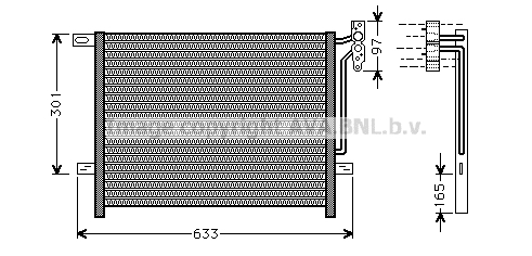 Condensator, climatizare BW5203 AVA QUALITY COOLING