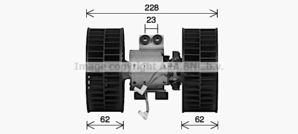 Ventilator, habitaclu BW8613 AVA QUALITY COOLING