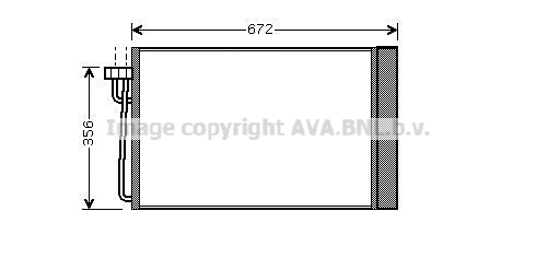 Condensator, climatizare BWA5267D AVA QUALITY COOLING