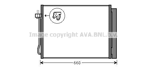 Condensator, climatizare BWA5377D AVA QUALITY COOLING