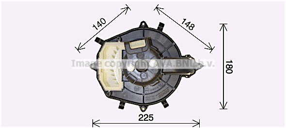 Ventilator, habitaclu CN8316 AVA QUALITY COOLING