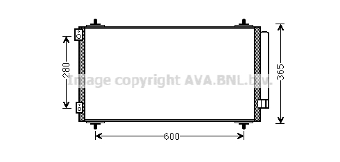 Condensator, climatizare CNA5271D AVA QUALITY COOLING