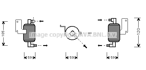 Uscator,aer conditionat CND186 AVA QUALITY COOLING