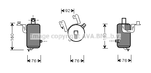 Uscator,aer conditionat CND203 AVA QUALITY COOLING