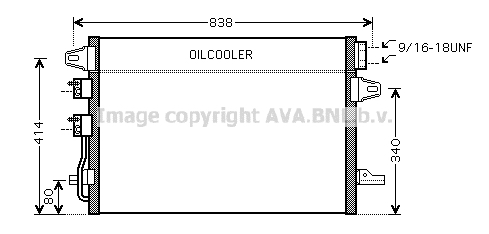 Condensator, climatizare CR5088 AVA QUALITY COOLING