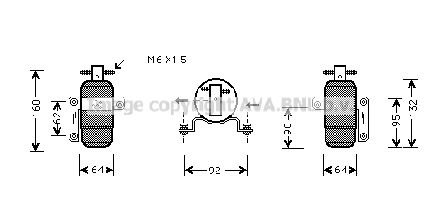 Uscator,aer conditionat CRD060 AVA QUALITY COOLING