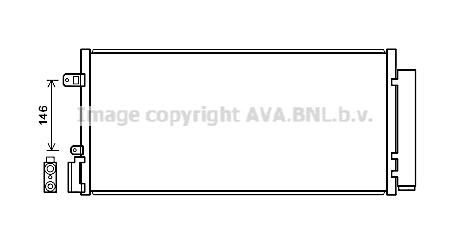 Condensator, climatizare CT5062D AVA QUALITY COOLING