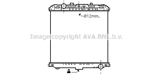 Radiator, racire motor DF2035N AVA QUALITY COOLING
