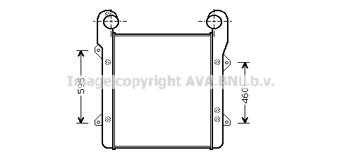Intercooler, compresor DF4005 AVA QUALITY COOLING