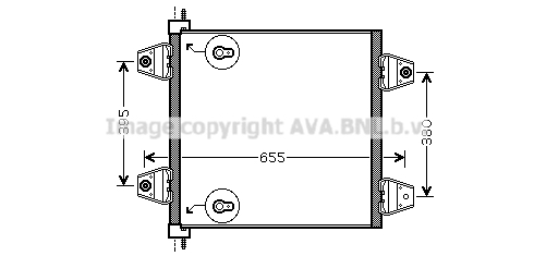Condensator, climatizare DF5034 AVA QUALITY COOLING