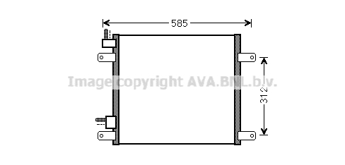 Condensator, climatizare DF5042 AVA QUALITY COOLING
