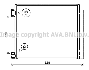 Condensator, climatizare DN5422D AVA QUALITY COOLING