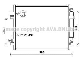 Condensator, climatizare DN5428D AVA QUALITY COOLING