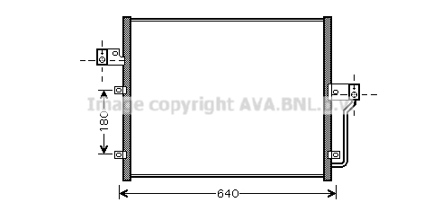 Condensator, climatizare DW5082 AVA QUALITY COOLING