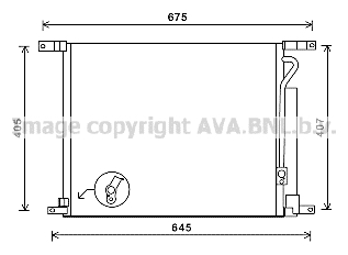 Condensator, climatizare DWA5139D AVA QUALITY COOLING