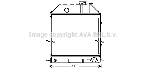 Radiator, racire motor FD2413 AVA QUALITY COOLING