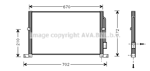 Condensator, climatizare FD5302 AVA QUALITY COOLING