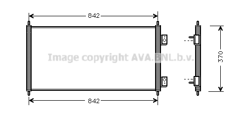 Condensator, climatizare FD5303 AVA QUALITY COOLING