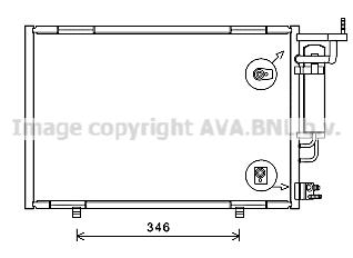 Condensator, climatizare FD5615D AVA QUALITY COOLING