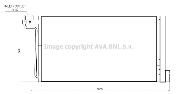 Condensator, climatizare FD5705D AVA QUALITY COOLING