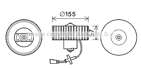 Ventilator, habitaclu FD8568 AVA QUALITY COOLING