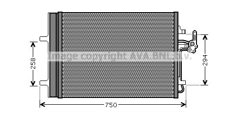 Condensator, climatizare FDA5427D AVA QUALITY COOLING