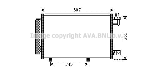 Condensator, climatizare FDA5439D AVA QUALITY COOLING