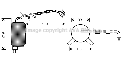 Uscator,aer conditionat FDD111 AVA QUALITY COOLING