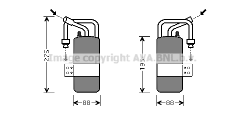 Uscator,aer conditionat FDD386 AVA QUALITY COOLING