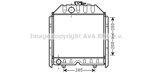 Radiator, racire motor FT2341 AVA QUALITY COOLING