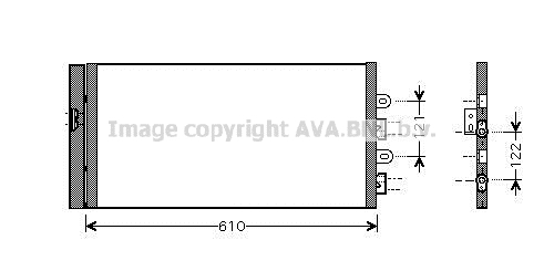 Condensator, climatizare FTA5298D AVA QUALITY COOLING