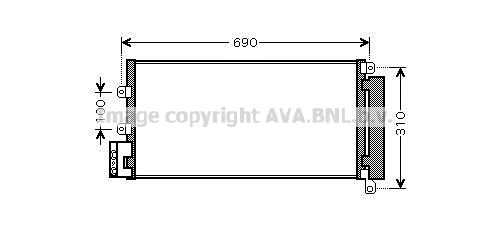 Condensator, climatizare FTA5356D AVA QUALITY COOLING