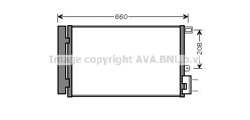 Condensator, climatizare FTA5357D AVA QUALITY COOLING