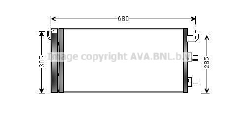 Condensator, climatizare FTA5406D AVA QUALITY COOLING