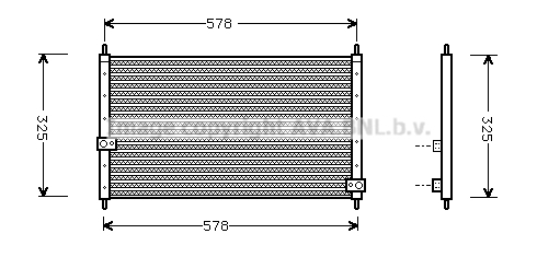 Condensator, climatizare HD5062 AVA QUALITY COOLING