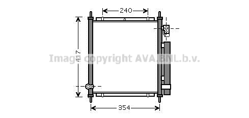 Condensator, climatizare HD5197D AVA QUALITY COOLING