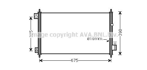 Condensator, climatizare HD5229 AVA QUALITY COOLING